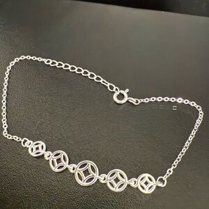 925 sterling silver Dream catcher  bracelet 8" NWOT